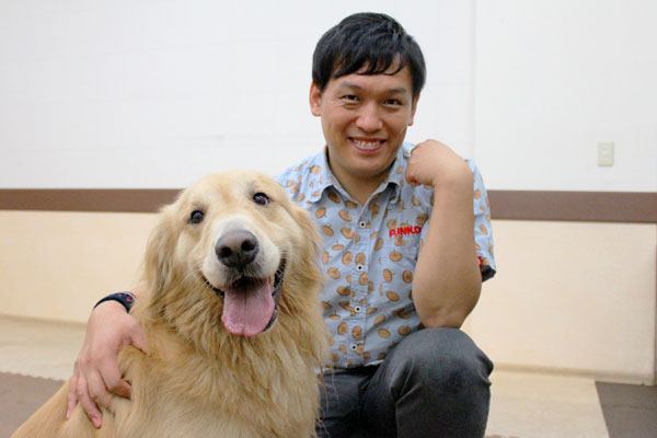 COWCOW善し&愛犬パルの写真
